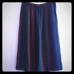 EUC multi  colored  skirt, size 9/10